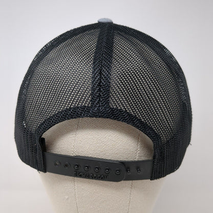 RMI Snapback Mesh Back Trucker Hat Gray One Size Embroidered Richardson