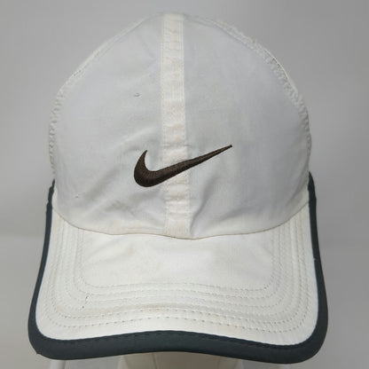 Nike Baseball Cap White One Size Performance Dri-Fit Featherlight Strapback Hat