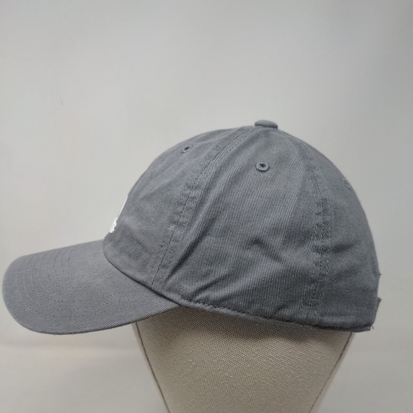 Adidas Slideback Hat Gray One Size Adjustable Embroidered Aero Ready 6 Panel