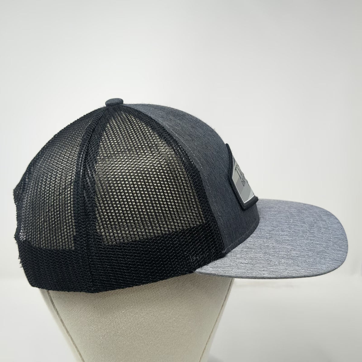 Outdoor Cap Trucker Hat Gray One Size Tingey Orthodontics Snapback Mesh Back