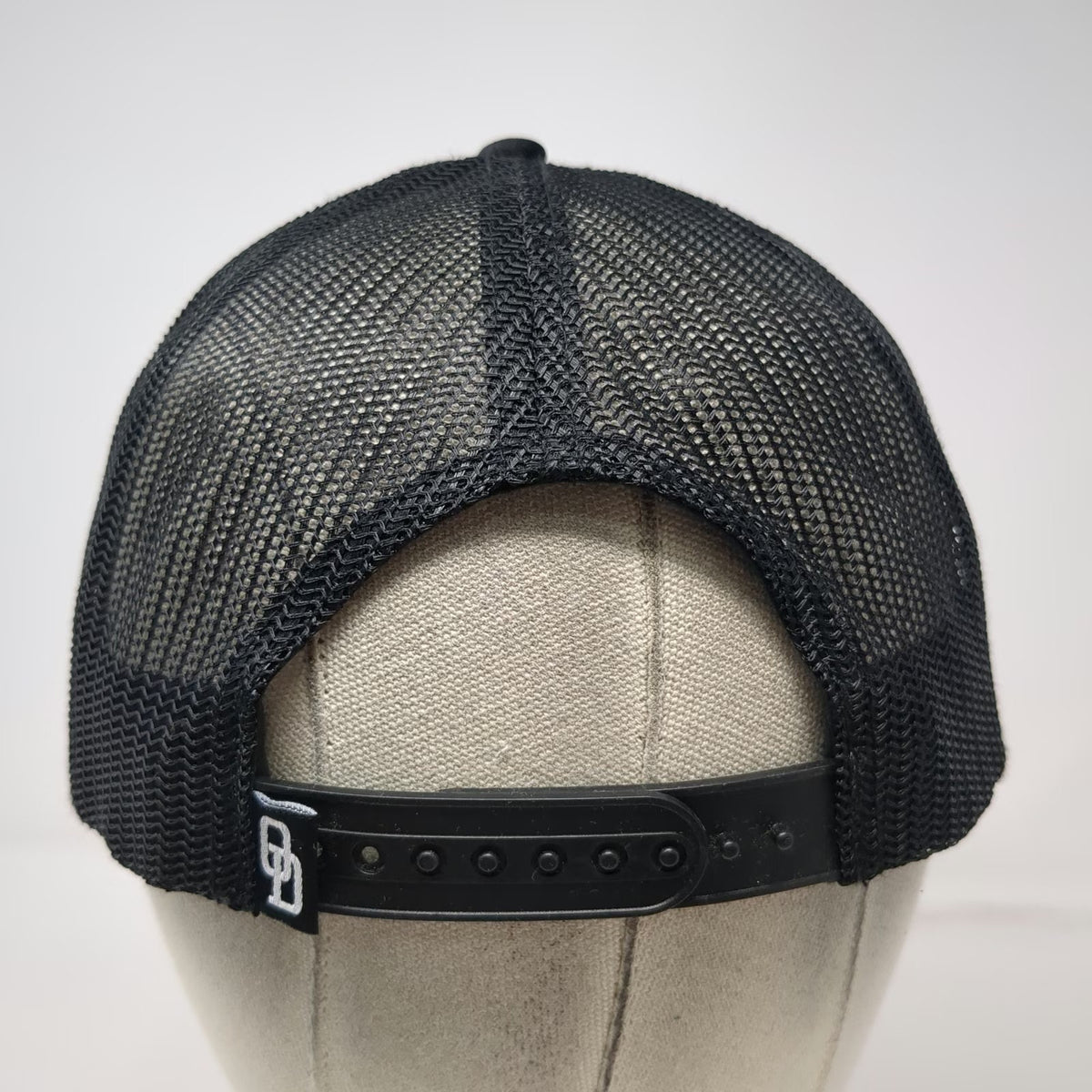 Old Dominion Trucker Hat Black One Size Mountain Graphic Foam Front Mesh Back