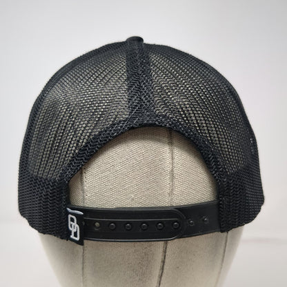 Old Dominion Trucker Hat Black One Size Mountain Graphic Foam Front Mesh Back