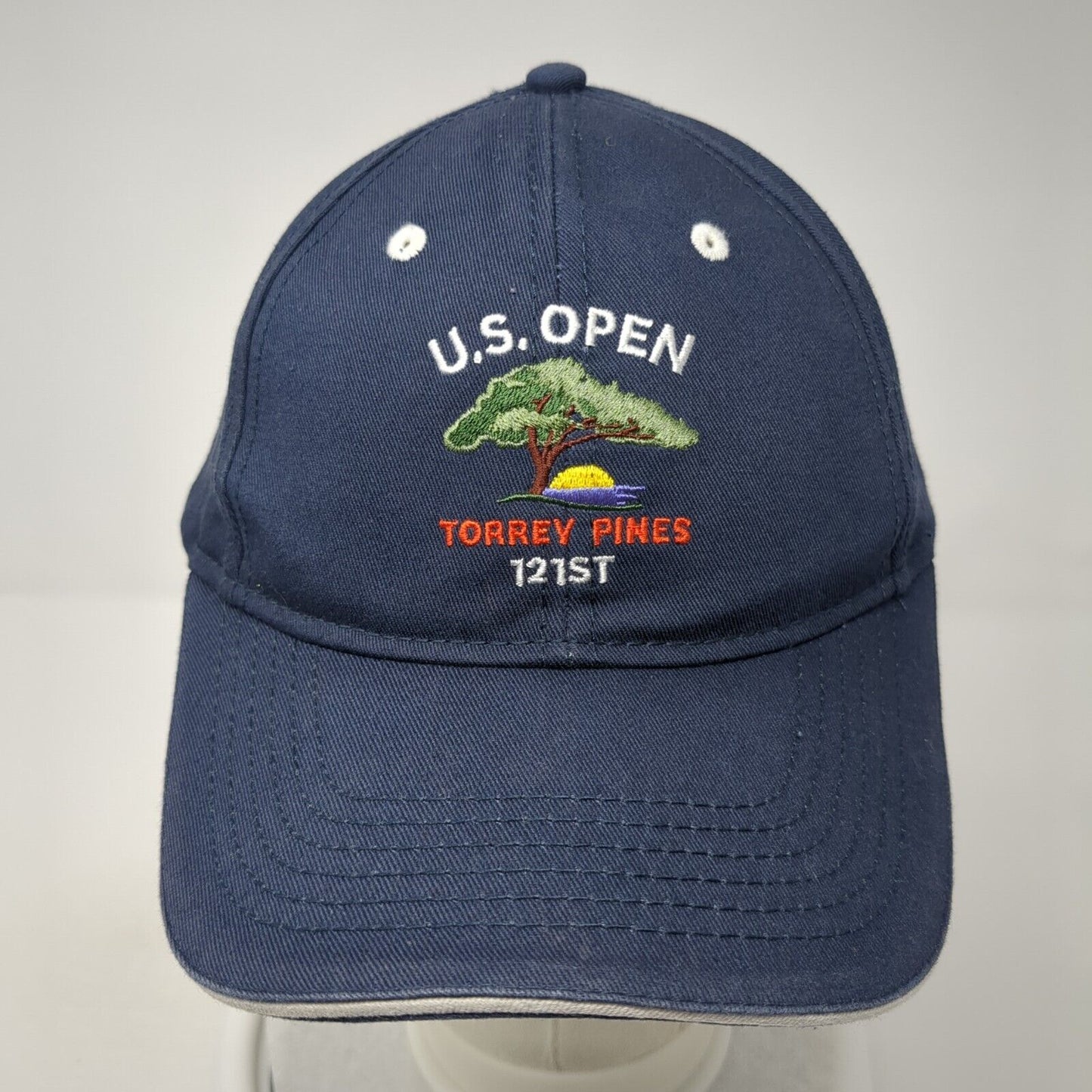 U.S. Open Torrey Pines 121st Strapback Hat Blue One Size Adjustable Imperial