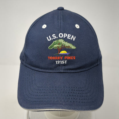 U.S. Open Torrey Pines 121st Strapback Hat Blue One Size Adjustable Imperial