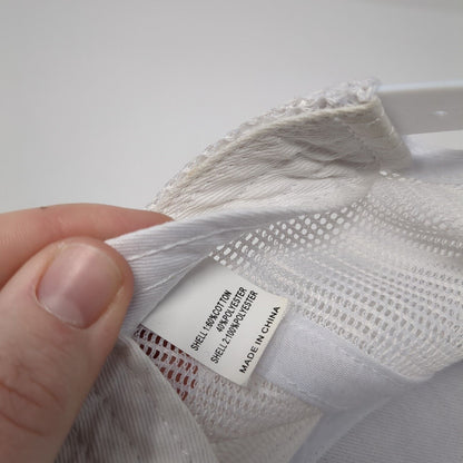 Richardson Snapback Mesh Back Trucker Hat Gray One Size Letter P Flag