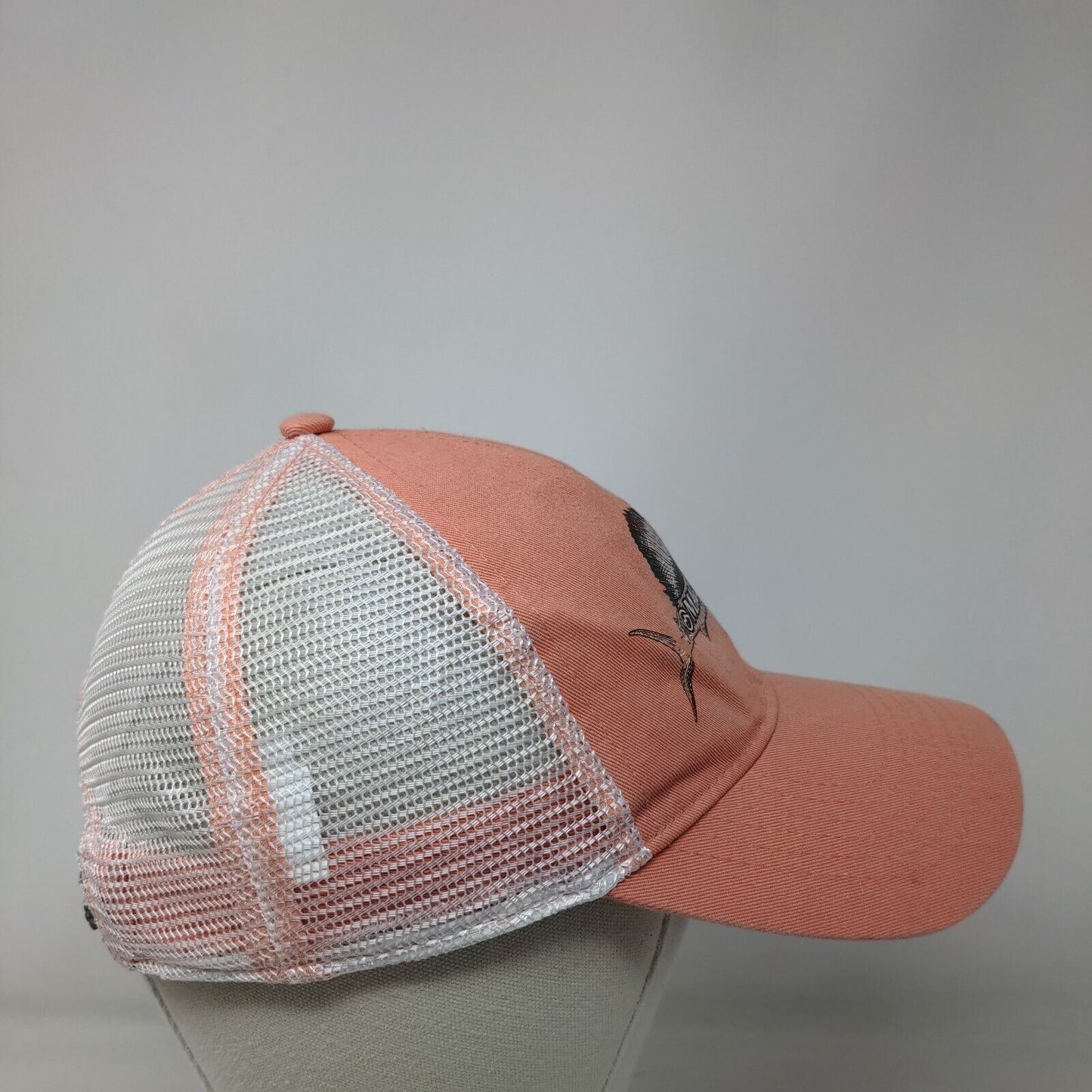 Magellan Outdoors Snapback Trucker Hat Pink One Size Adjustable Mesh Back