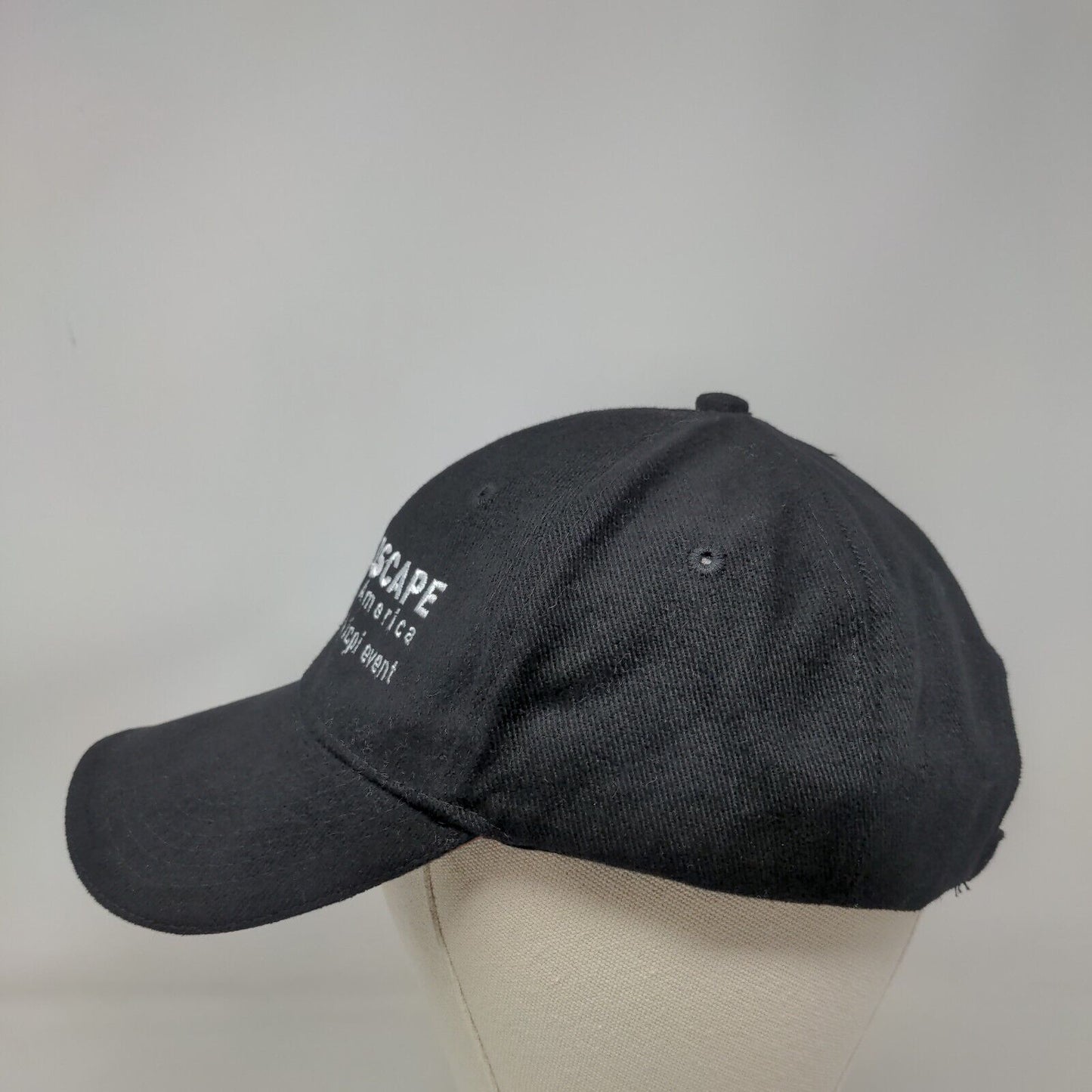 HNA Hardscape North America Slideback Hat Black One Size Embroidered Nissun Cap