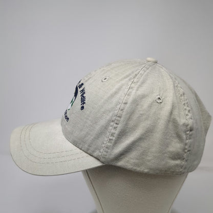Meridian Idaho Fish & Wildlife Foundation Hat Beige One Size Baseball Cap Strap