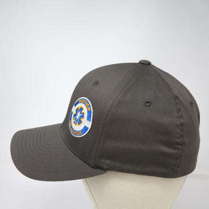 Flexfit Gray Baseball Cap M Portneuf Air Rescue Medical Patch Fitted Hat