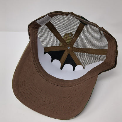 50 Paramount Snapback Trucker Hat Camouflage OS Adjustable Mossy Oak W/Tags