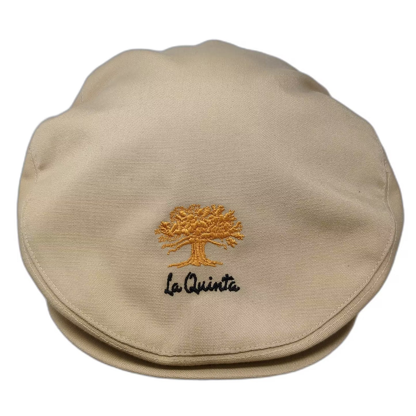 Landmark Sportswear Texace La Quinta Beige Newsboy Cap Hat Tree OSFM Vintage