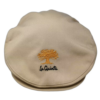 Landmark Sportswear Texace La Quinta Beige Newsboy Cap Hat Tree OSFM Vintage
