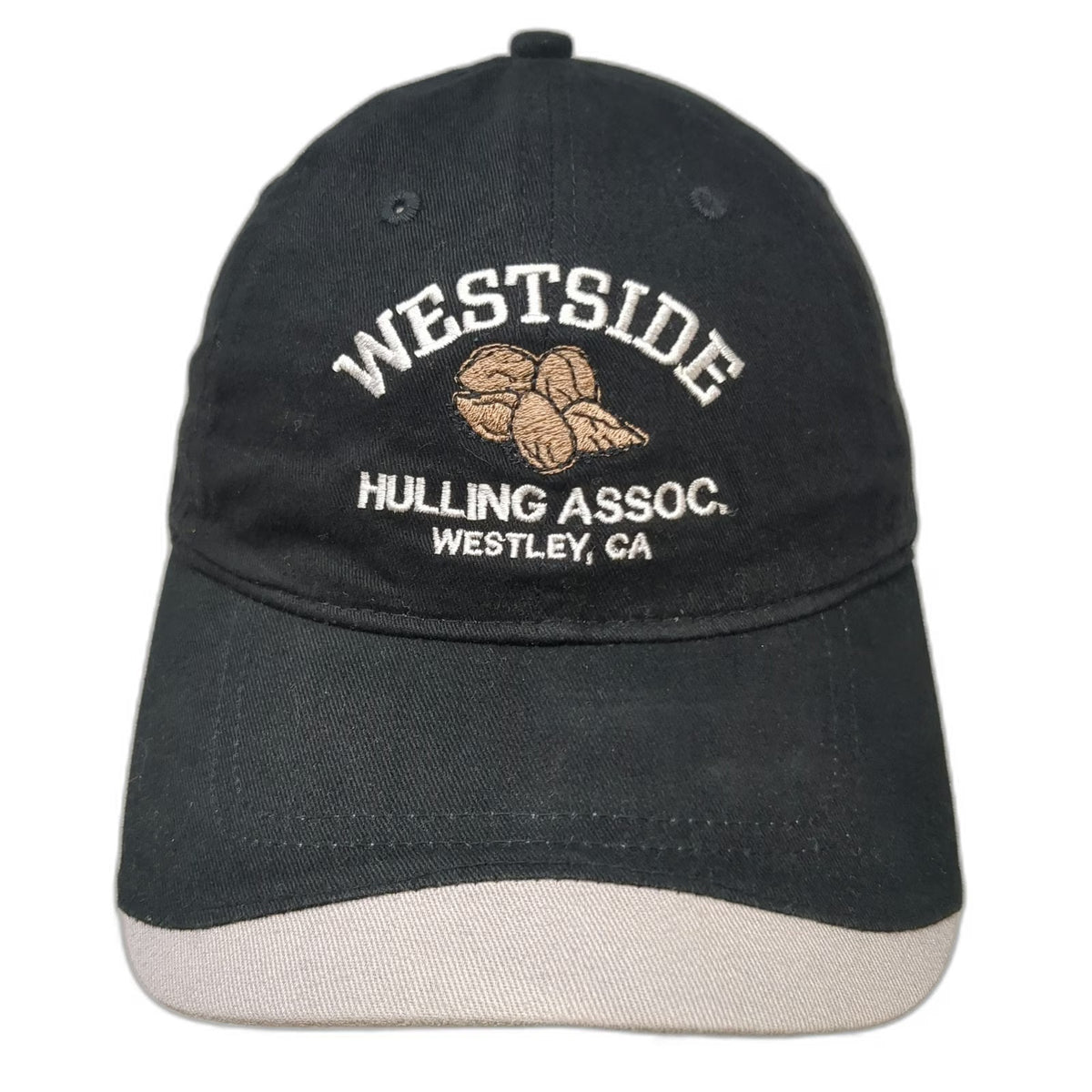 Cap America Baseball Cap Black Gray OSFM Strapback Westside Hulling Assoc Hat