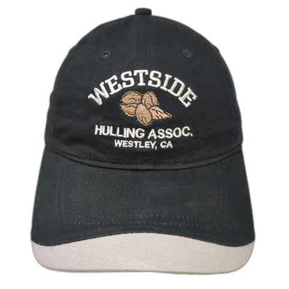Cap America Baseball Cap Black Gray OSFM Strapback Westside Hulling Assoc Hat