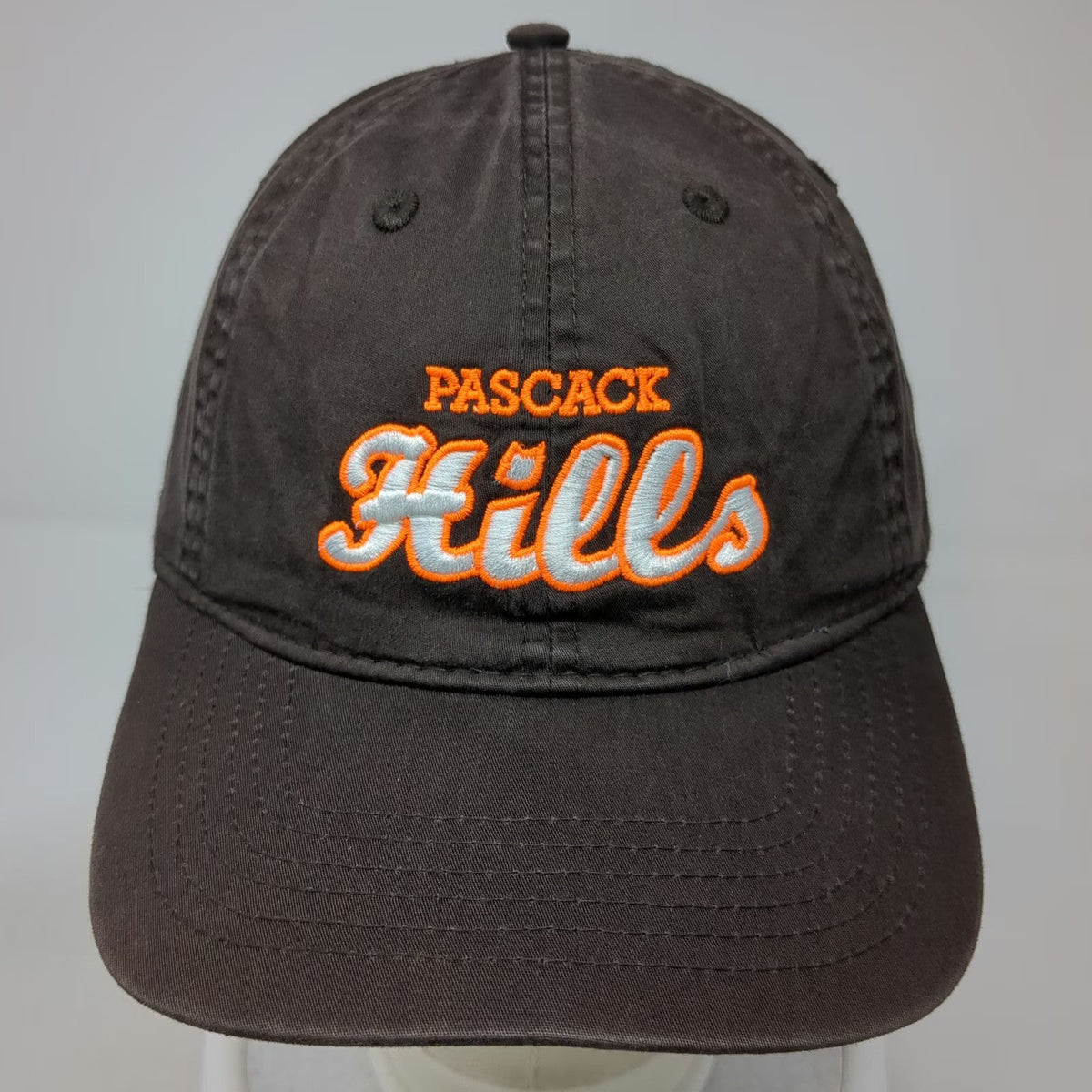 Pacific Headwear Baseball Cap Brown One Size Softball Embroidered Slideback Hat