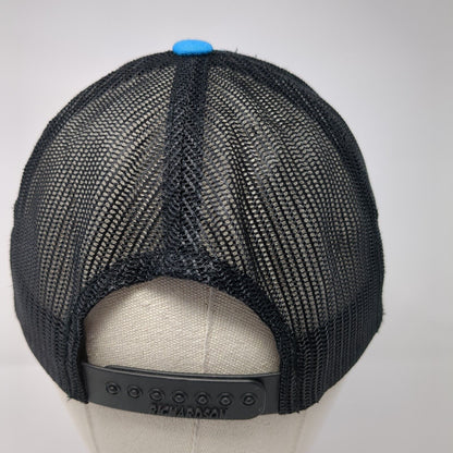 EESA Snapback Mesh Back Trucker Hat Blue M/L Embroidered Richardson