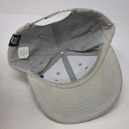 Muley Freak Snapback Hat Gray One Size Hunting Mountain Patch Flat Brim Acrylic