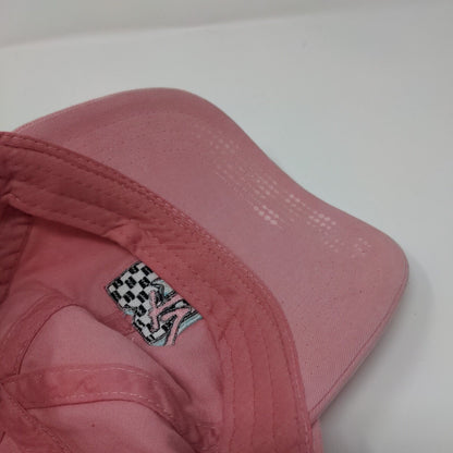 MTV Music Television Slideback Hat Pink One Size Adjustable Embroidered 6 Panel