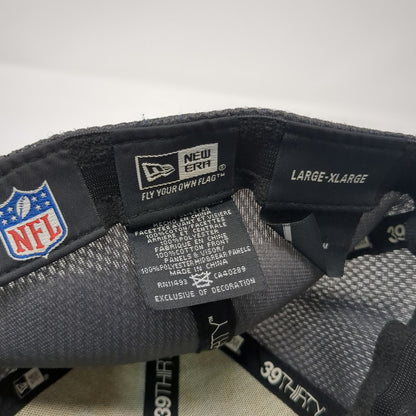New Era NFL Dallas Cowboys Hat Cap Gray L Mesh Stretch Fit Star Logo Blue Brim