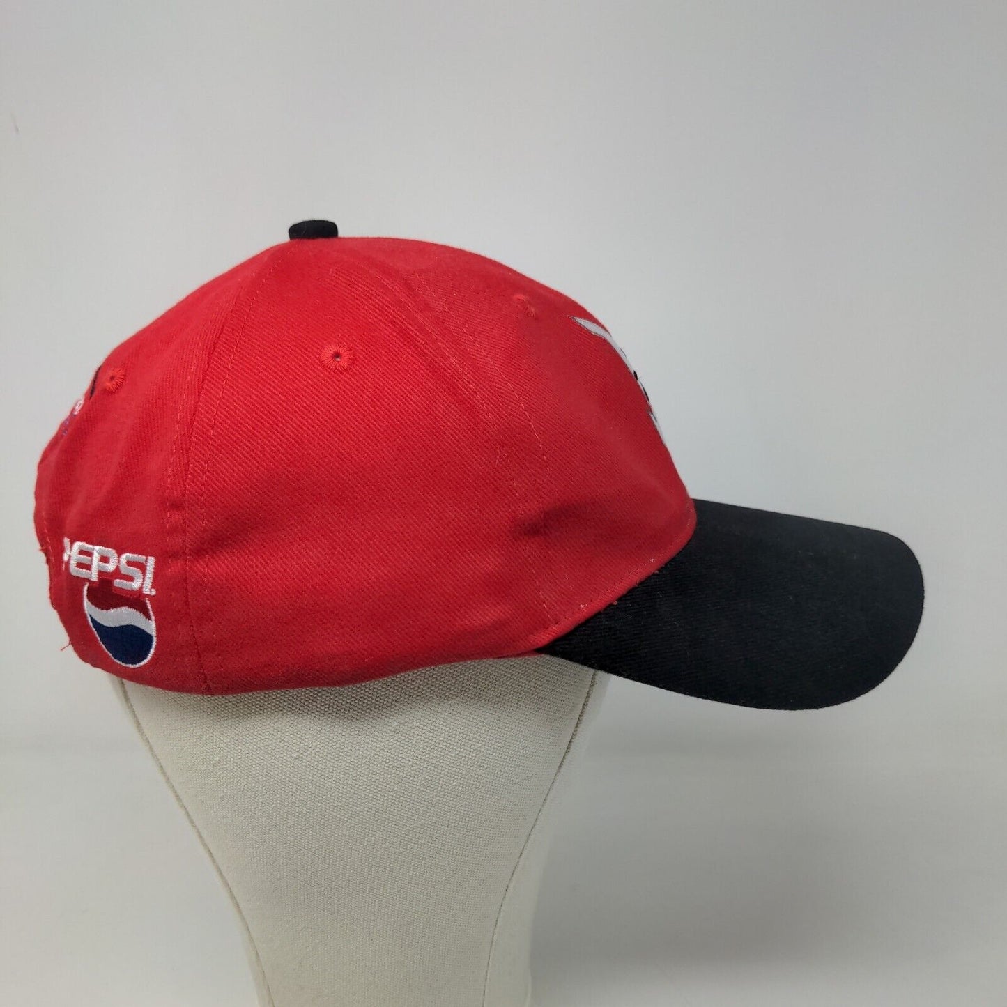 Indianapolis Indians Men's Snapback Hat Red Adjustable Embroidered Logo Pepsi