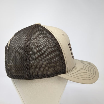 Richardson Trucker Hat Beige Brown One Size Potato Virtual Conference 2021 Mesh
