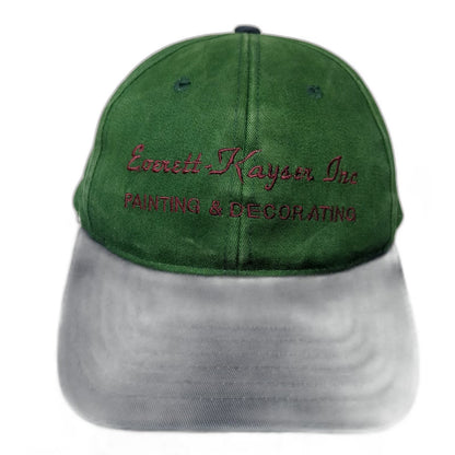 Pacific Headwear Baseball Cap Green Blue One Size Strapback Painter Logo Hat