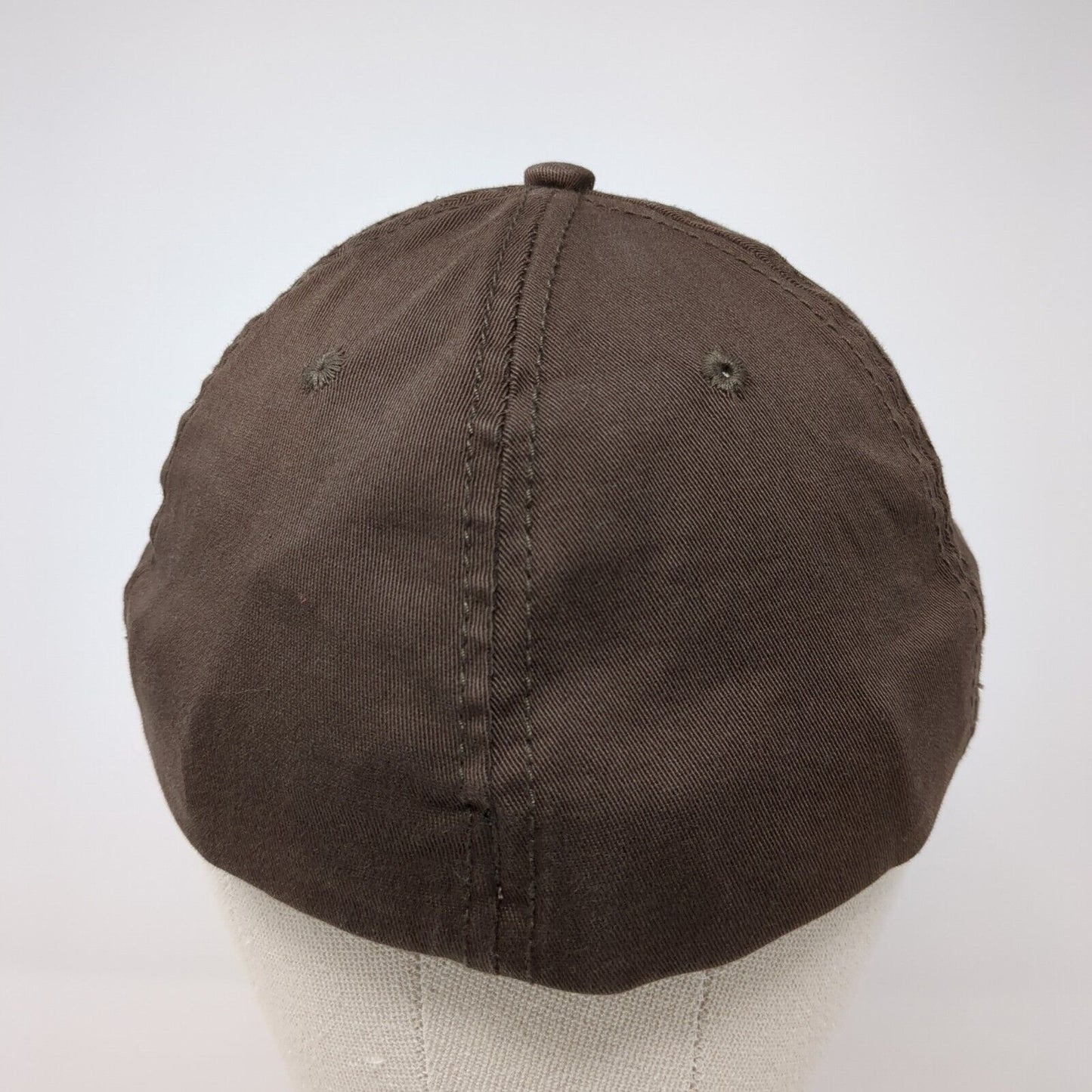 Hard Rock Cafe Fitted Hat Brown One Size Lightweight Embroidered Cotton