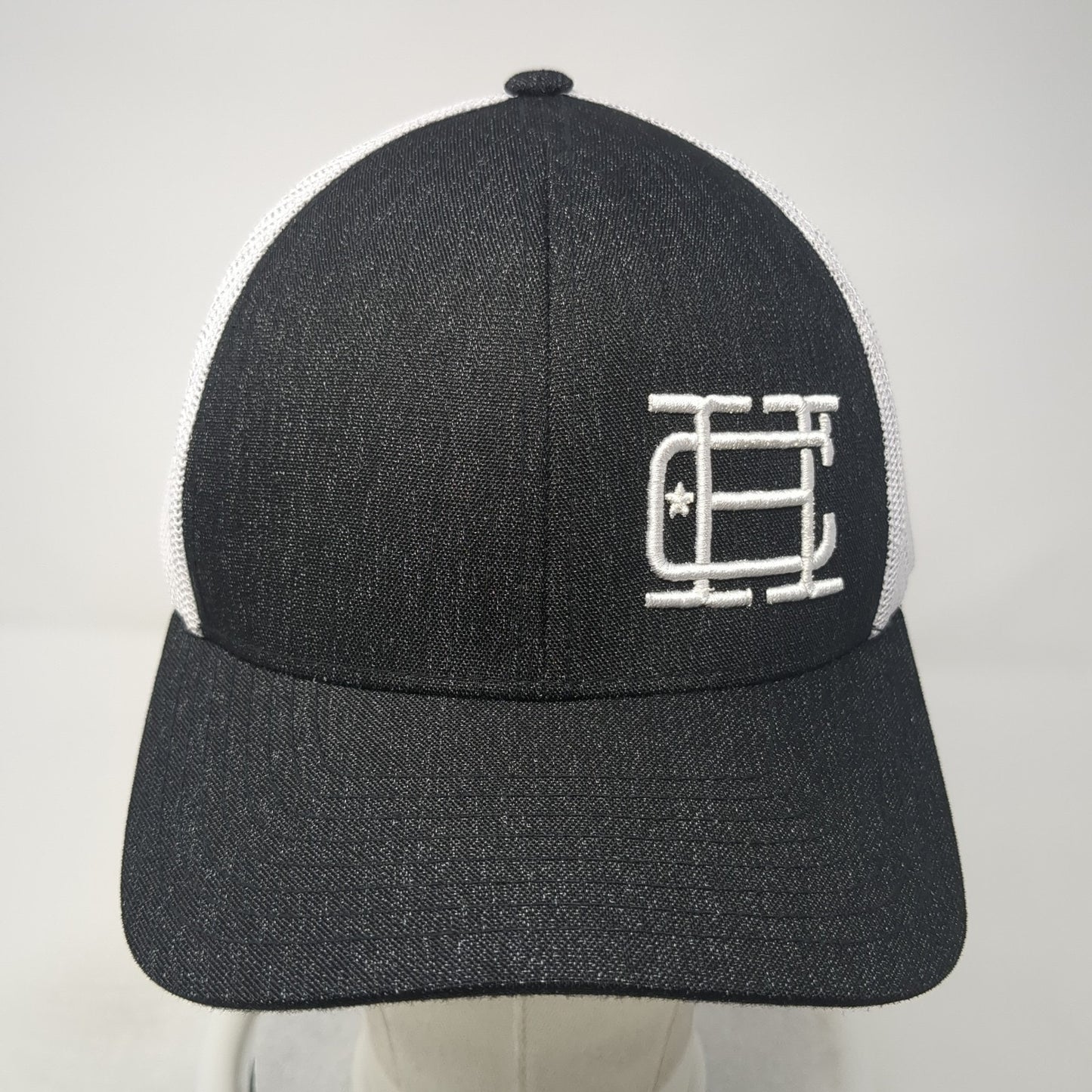 Charlie Hustle Trucker Hat Black One Size Adjustable Mesh Back Pacific Headwear