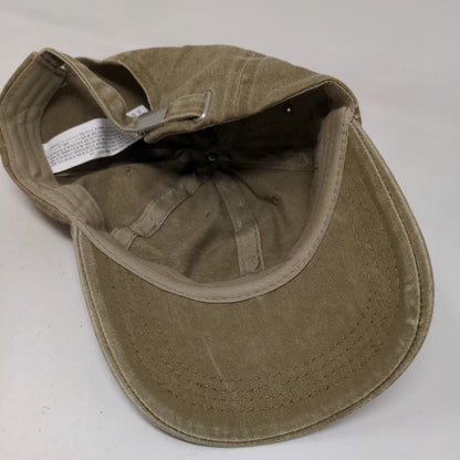 Unbranded Men's Slideback Hat Green Size OS Blank 100% Cotton Adjustable