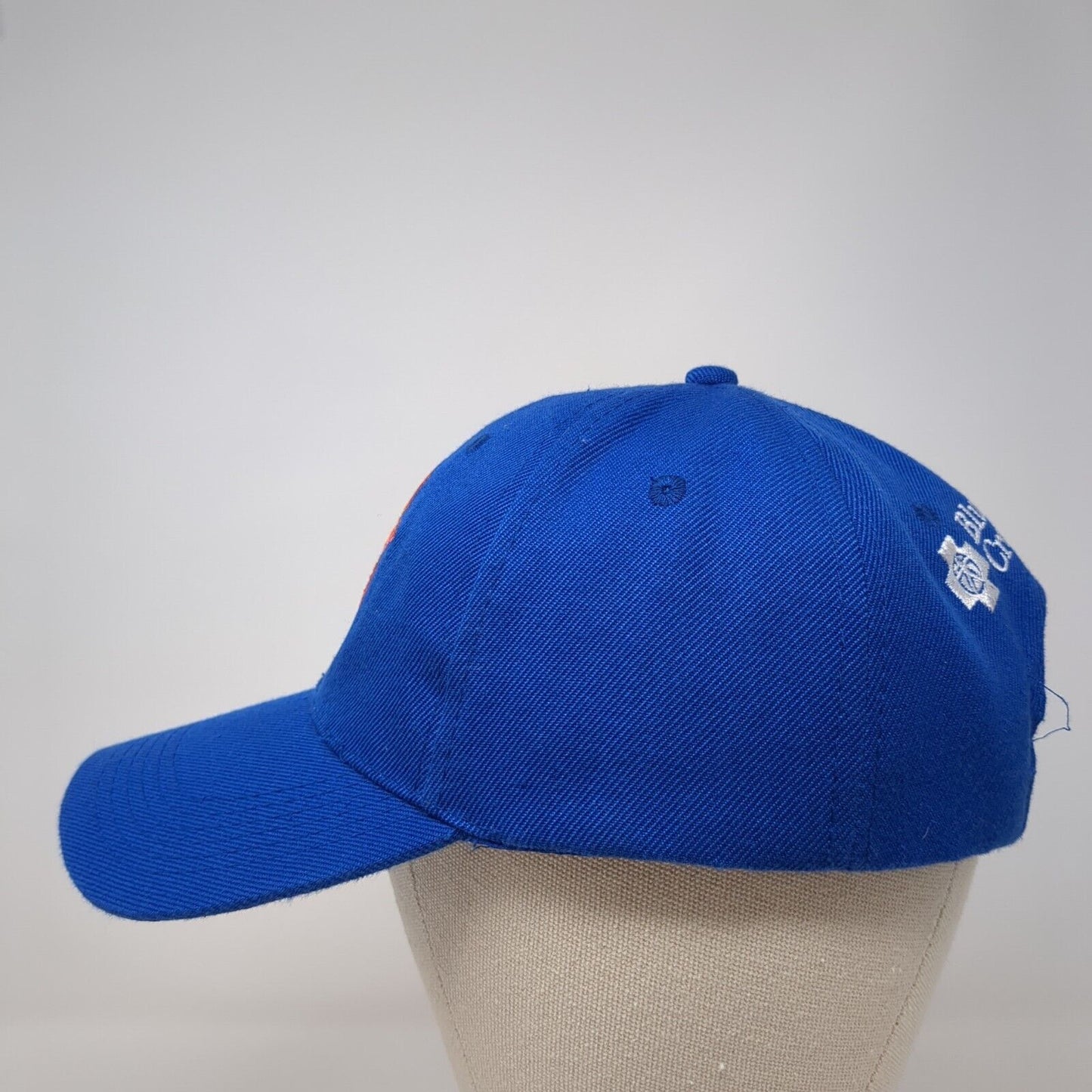Blue Cross of Idaho Strapback Hat Blue One Size Adjustable Embroidered