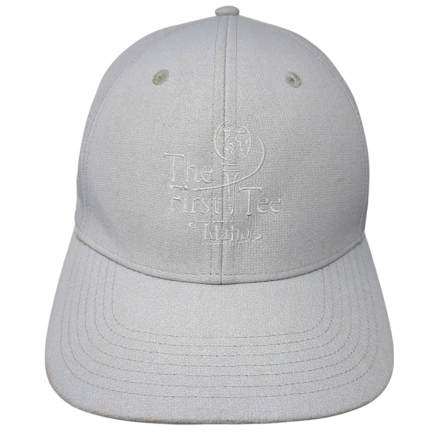 The First Tee Idaho Snapback Hat Gray One Size Embroidered Adidas