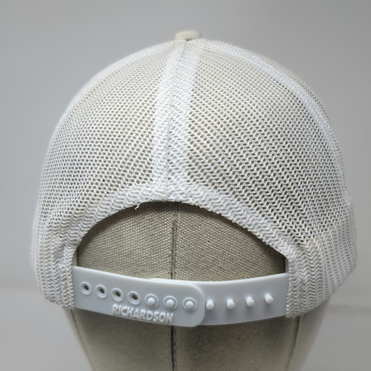 Richardson Trucker Hat White One Size Mesh Snapback Logoff Brewing Beer Craft