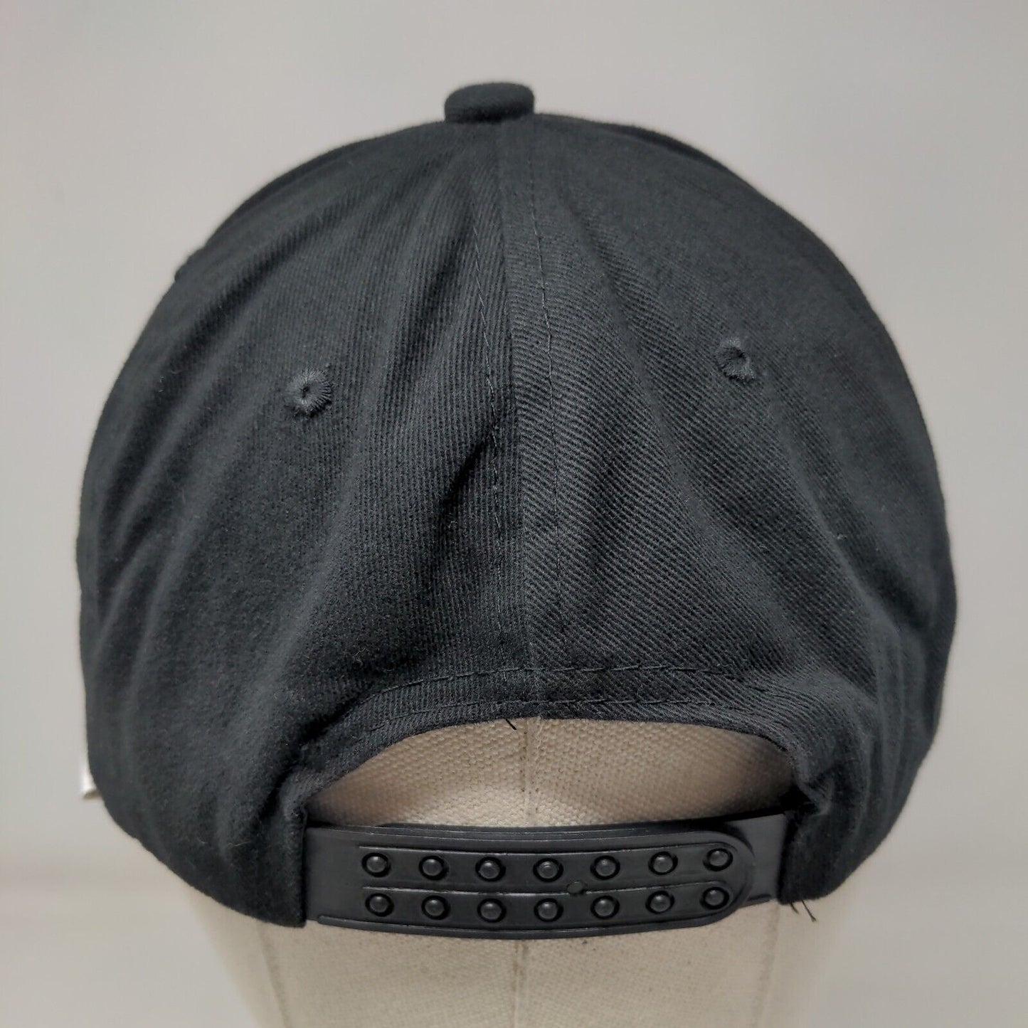 Positive Vibes Snapback Hat Black One Size Adjustable Embroidered 6 Panel Cotton