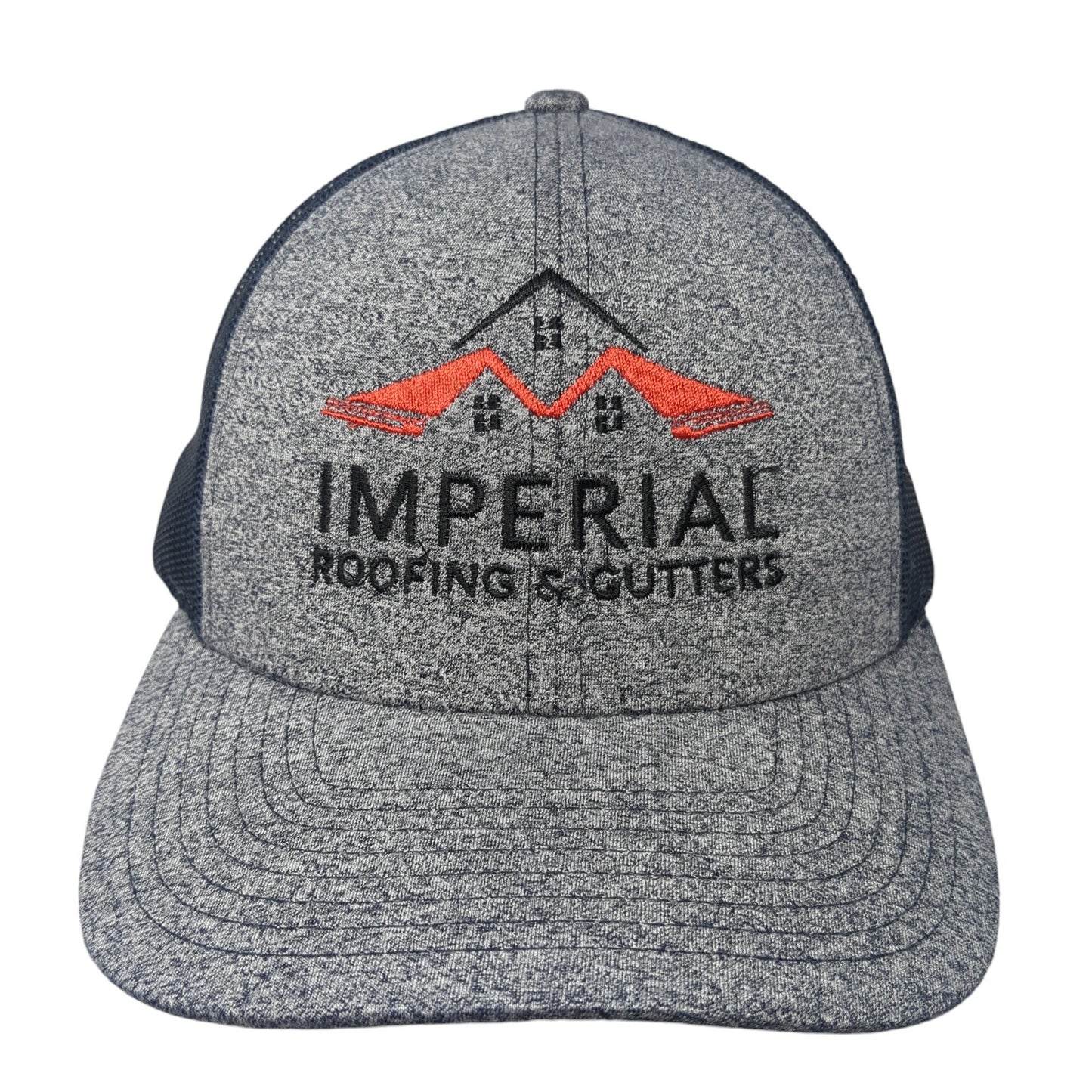 Imperial Roofing & Gutters Snapback Trucker Hat Multi Large Mesh Back