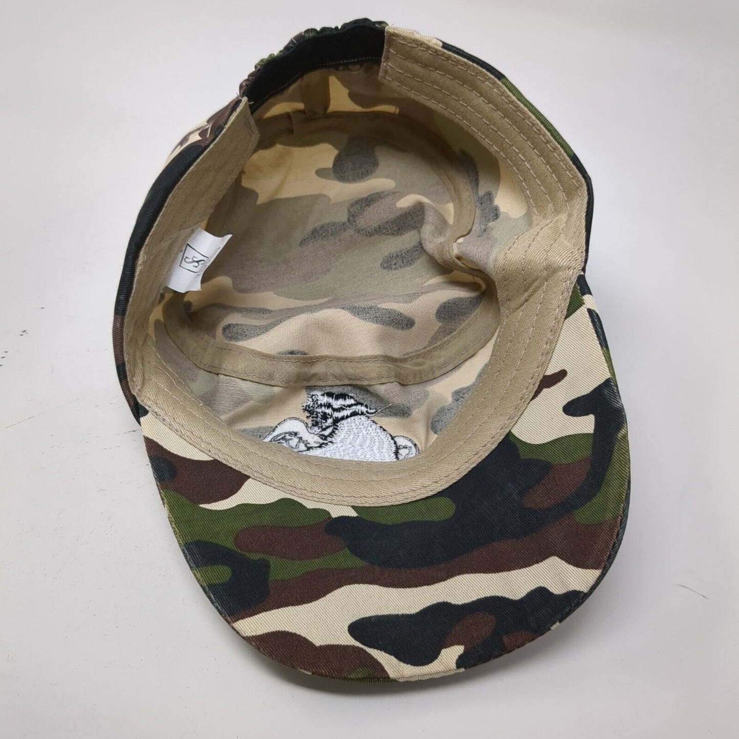 Something Special Fitted Cadet Army Cap Hat Camo One Size Embroidered