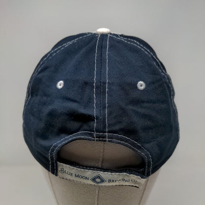 Blue Moon Brewing Co. Strapback Hat Blue OSFA Colorblock Miller Coors