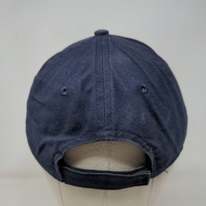 George Strapback Hat Blue One Size Adjustable Blank Solid Vent Holes