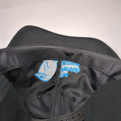 The Penguin Museum Snapback Hat Black OSFA Adjustable Embroidered Cotton