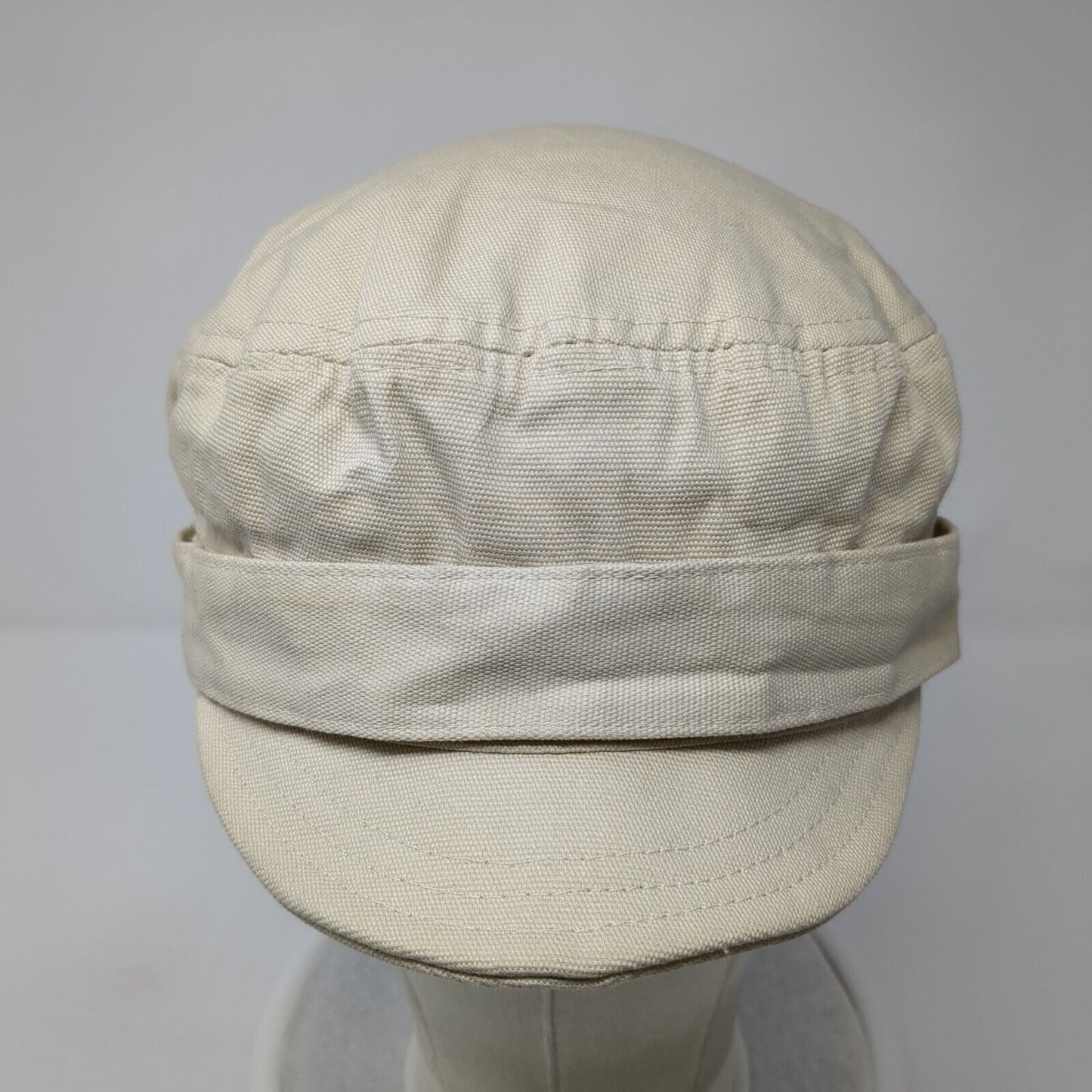 Unbranded Fitted Newsboy Cap Hat Tan One Size Solid Blank Outdoor
