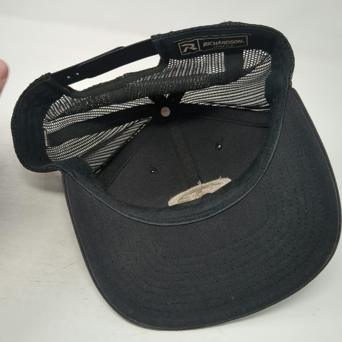 Richardson Trucker Hat Black One Size Snapback AE Racing Always Evolving Mesh