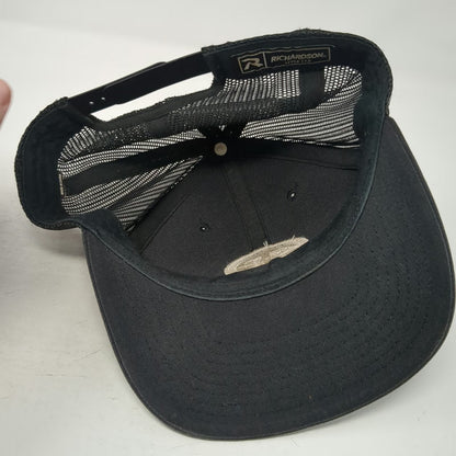 Richardson Trucker Hat Black One Size Snapback AE Racing Always Evolving Mesh