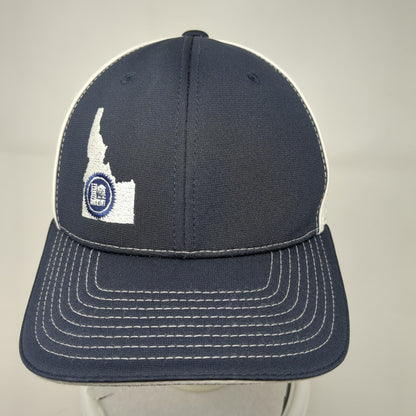 Fidelity National Title Idaho Fitted Mesh Back Trucker Hat Blue L-XL