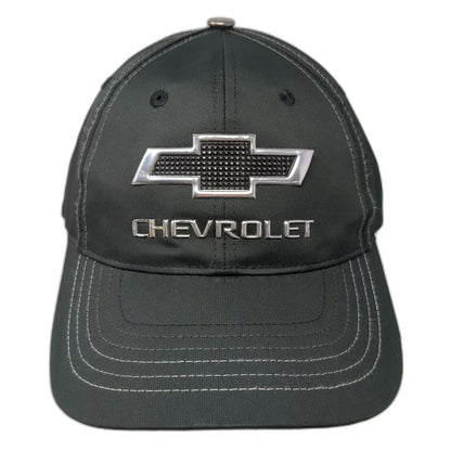 Norscot Chevrolet Baseball Cap Black One Size Strapback Logo Hat Contrast Stitch