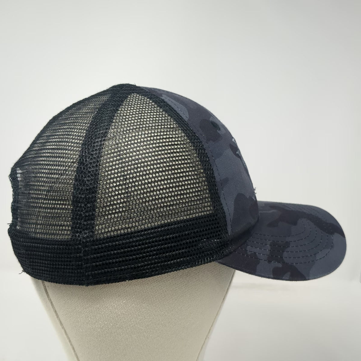 Vortex Trucker Hat Black Camo One Size Mesh Snapback Embroidered Logo Outdoor