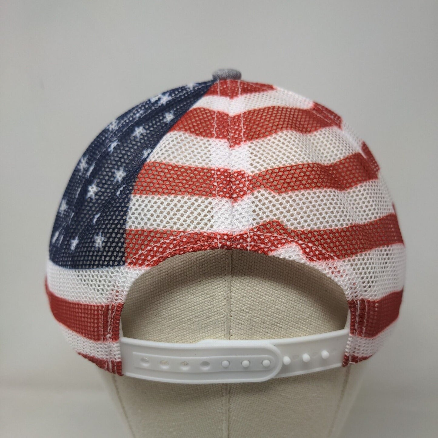 Arlington Toyota Snapback Mesh Back Trucker Hat Multi One Size American Flag