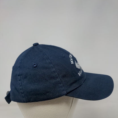 Water Sound Beach Club Ladies Slideback Hat Blue One Size Embroidered Cotton