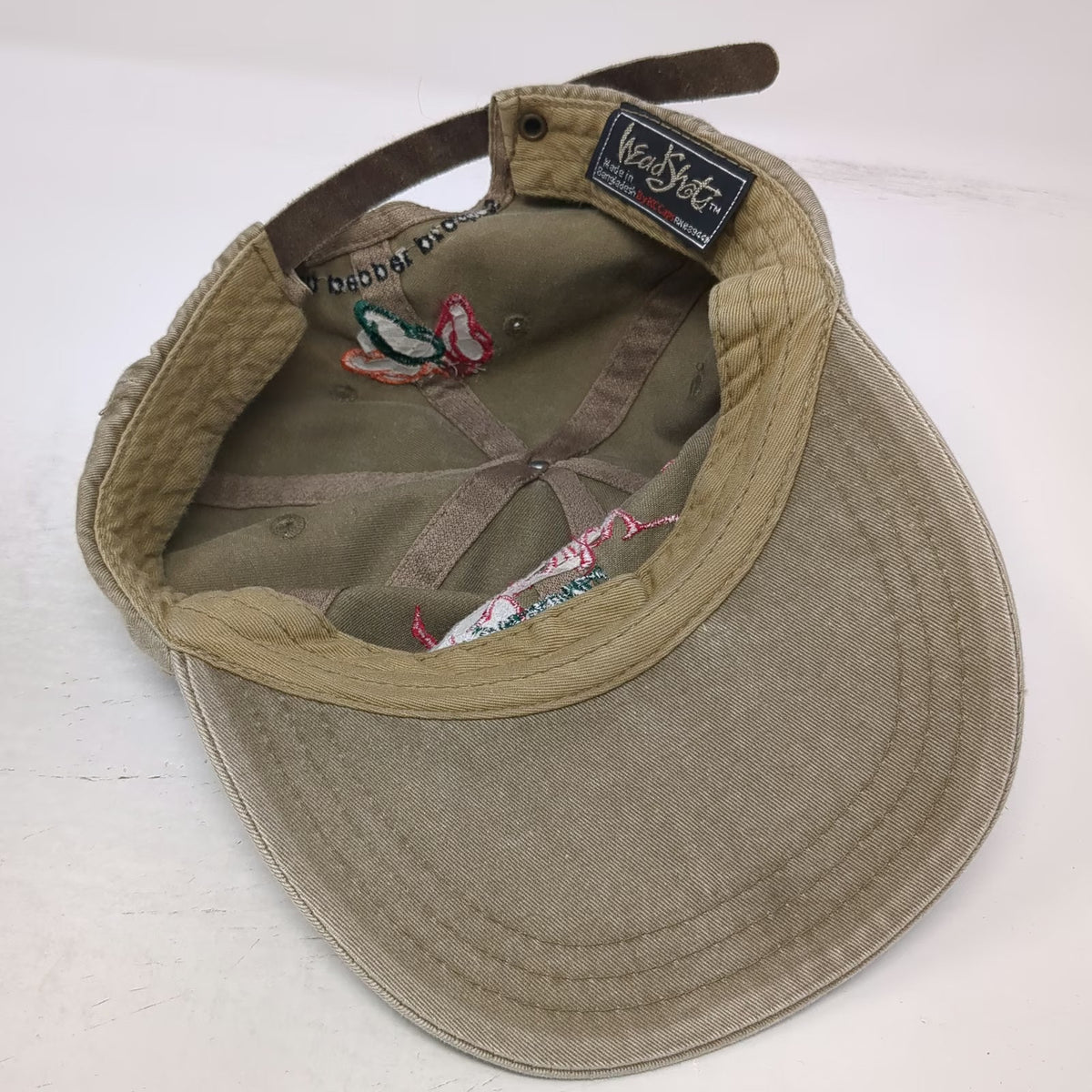 HeadShot Baseball Cap Brown One Size Mick's Peppourri Premium Pepper Products