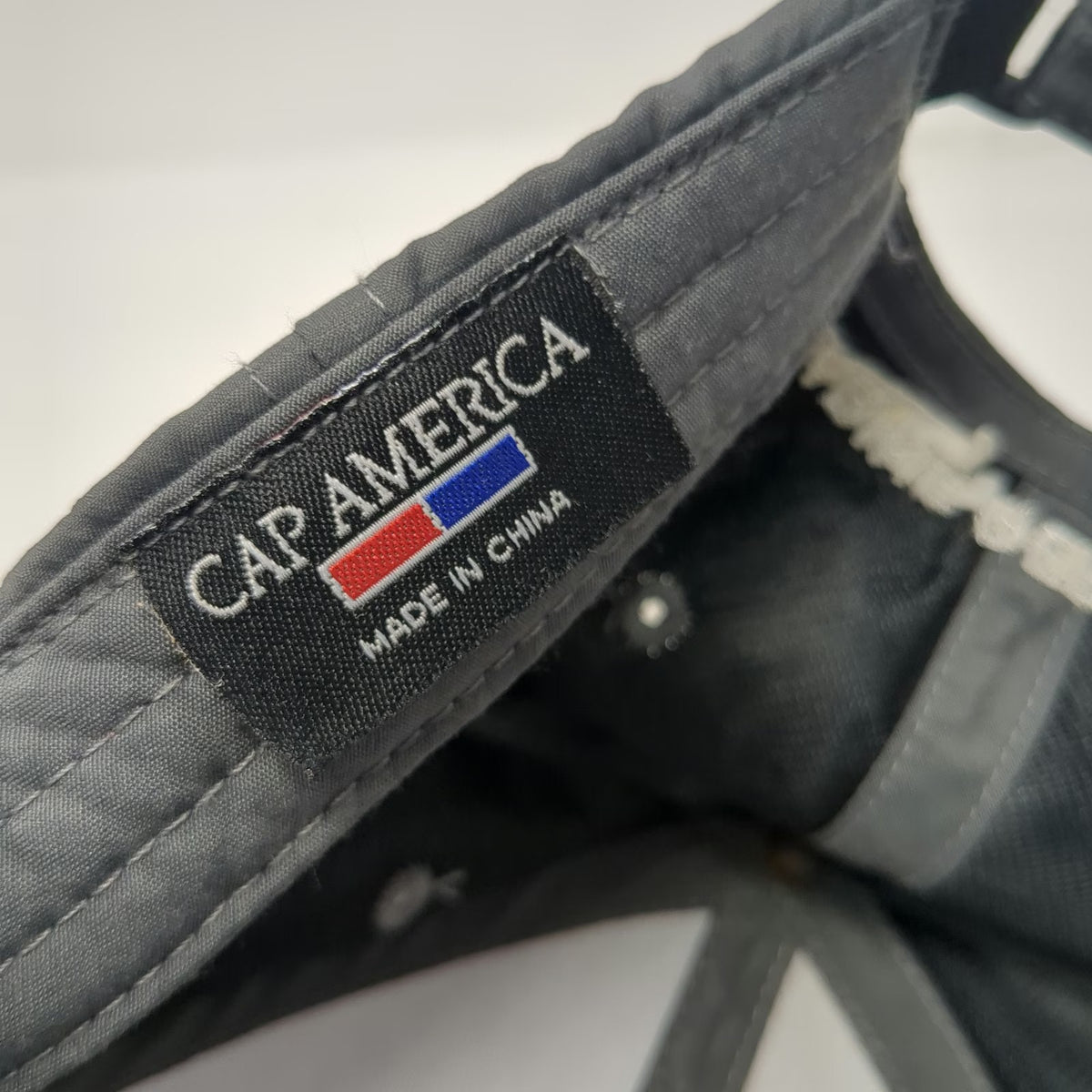 Cap America Tropic Oil Company Mobil Gray One Size Baseball Cap Slideback Hat
