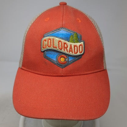 Mountain States Specialties Colorado Orange One Size Mesh Baseball Cap Hat