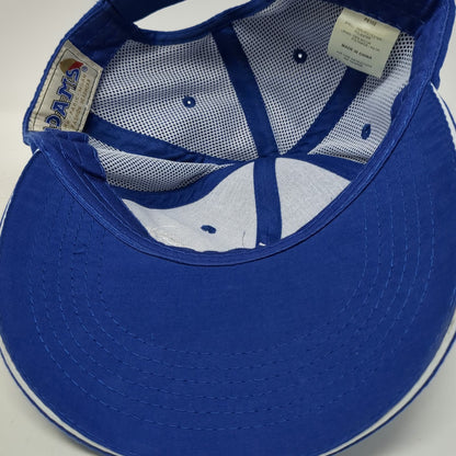 Adams Blue Baseball Cap One Size BASF Chemetall Chemistry Corporate Logo Hat